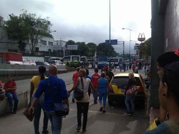 La Yaguara protesta de transportistas