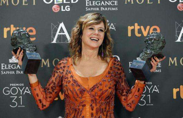 Emma Suárez ganó dos premios. Como mejor actriz principal y como mejor actriz de reparto