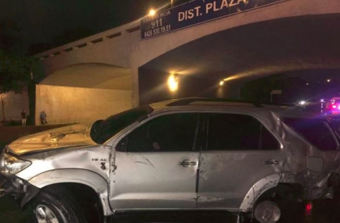 Diputado Carlos Paparoni sufre accidente de tránsito tras