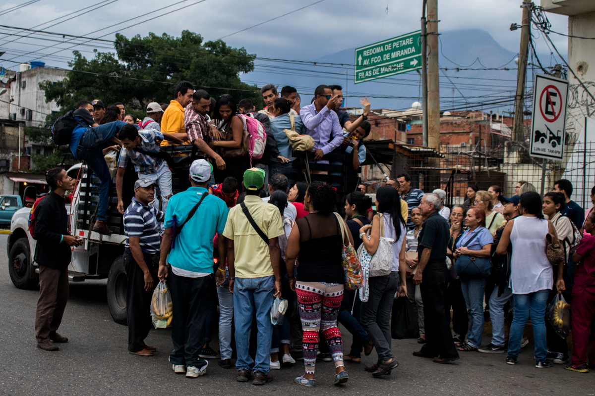 caos del transporte