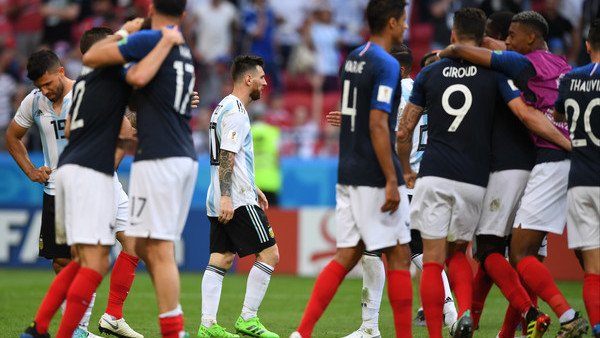 Francia venció a Argentina 4-3