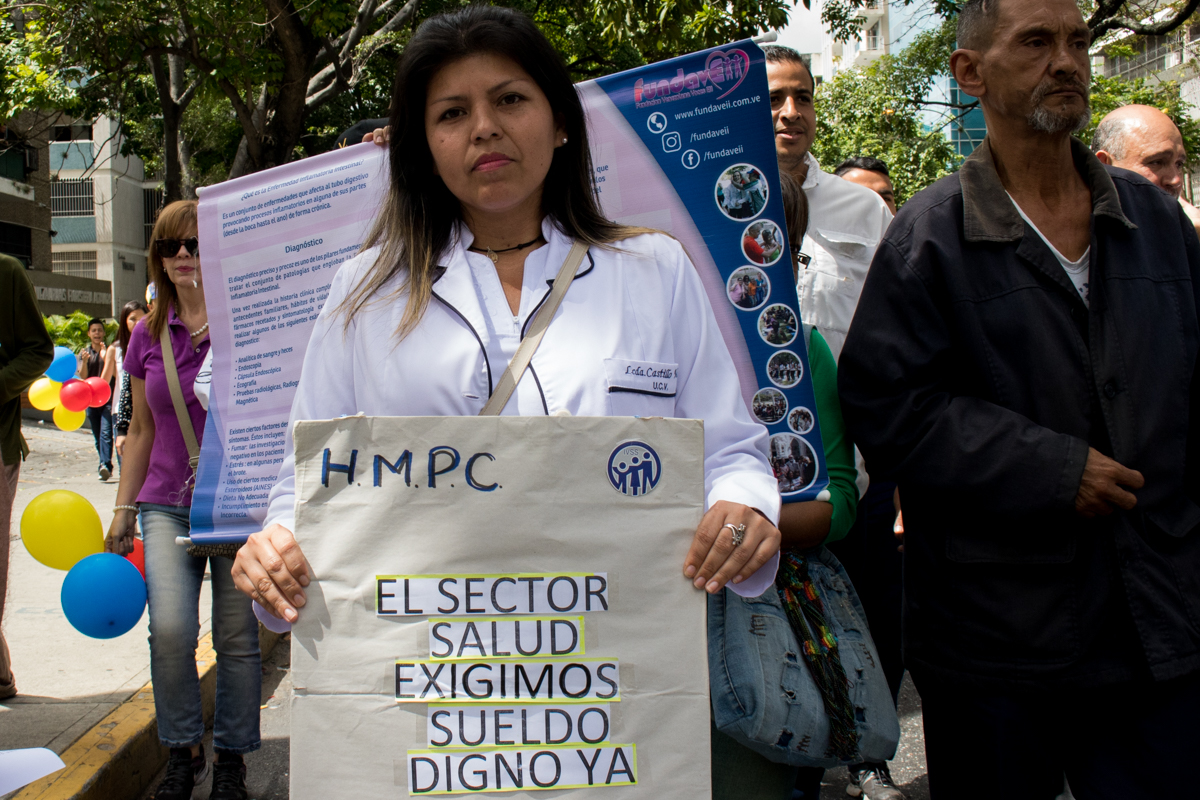 pacientes crónicos protestaron