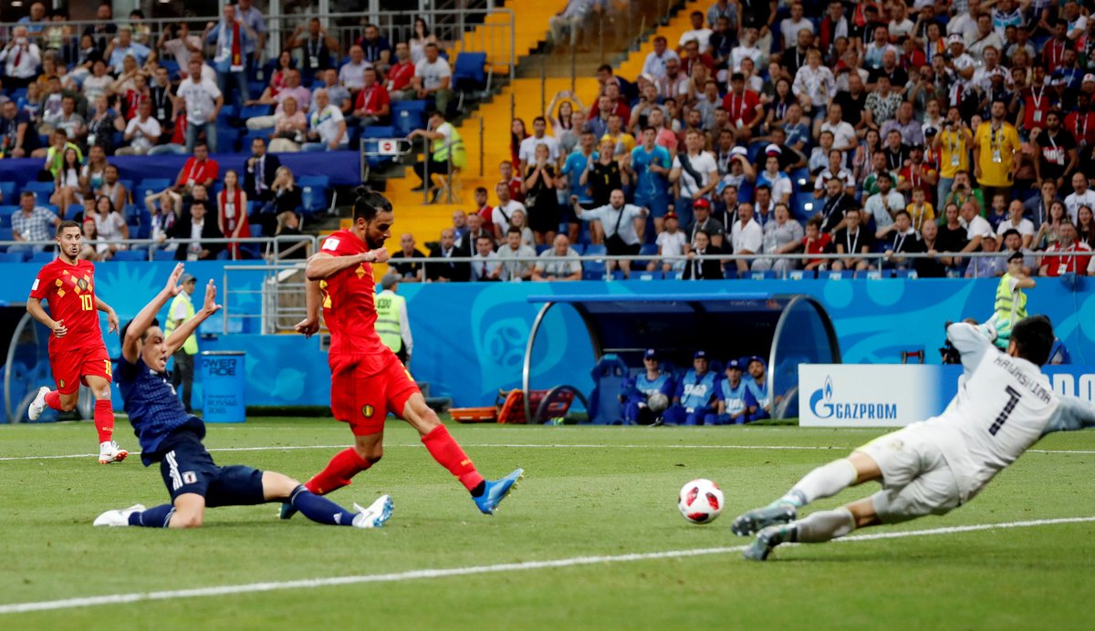 Nacer Chadli marcó el último gol del partido