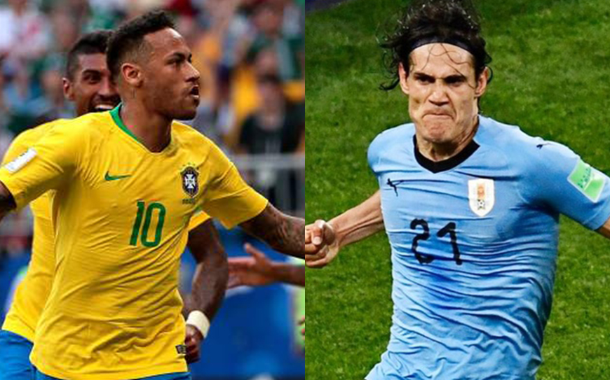 Uruguay y Brasil se podrían enfrentar en simifinales