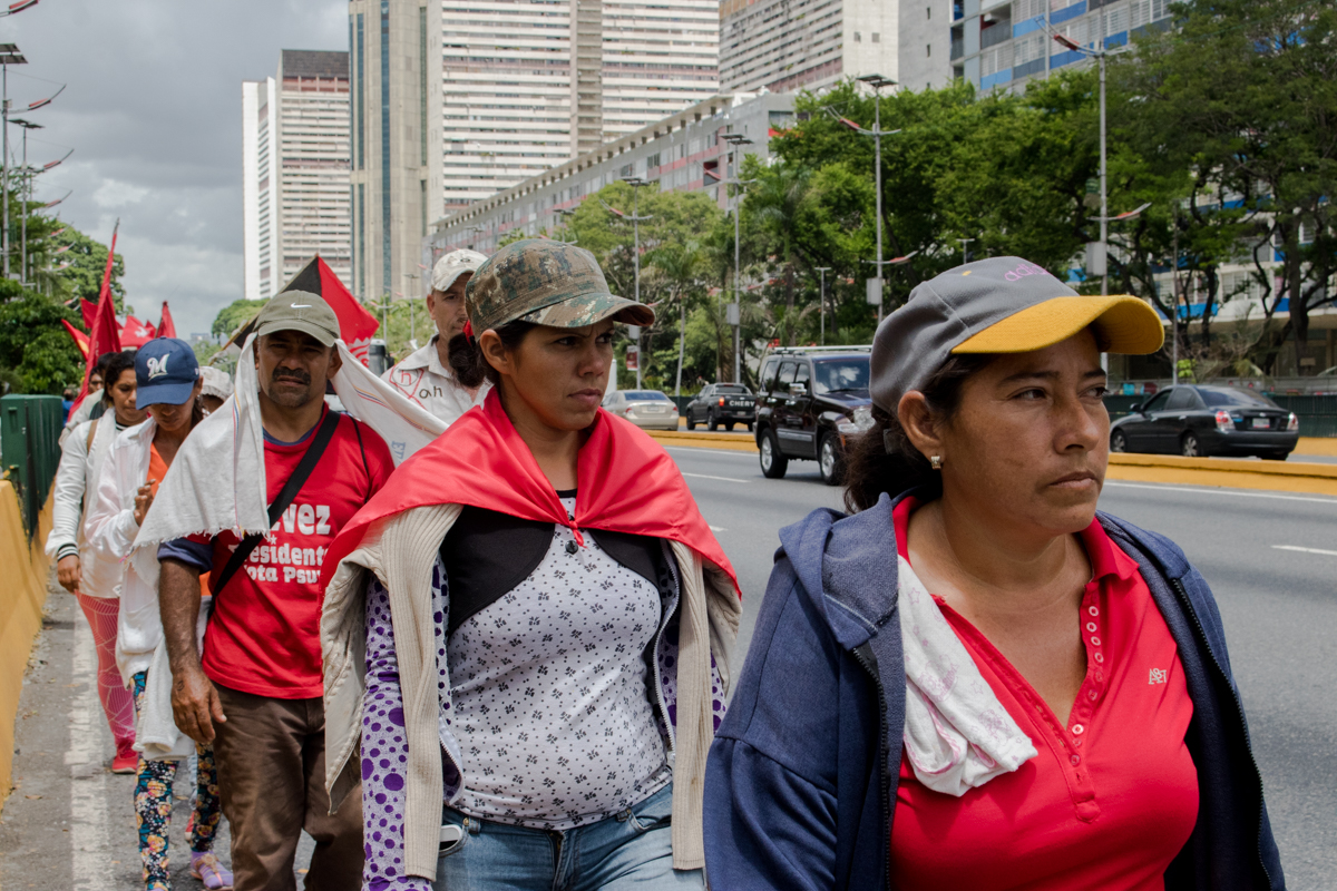 Campesinos llegan a Caracas