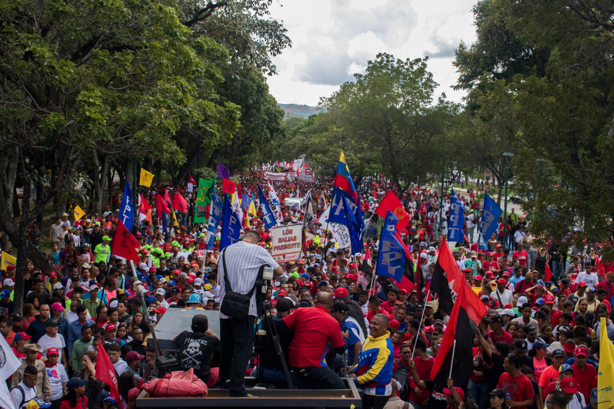chavistas marcharon 5 de octubre