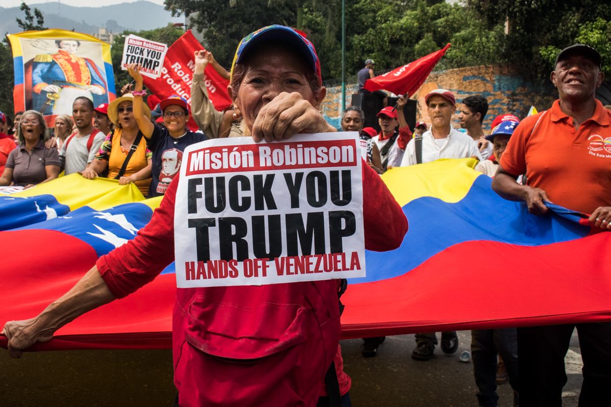 Aguante. Marcha chavista 30 marzo plaza O'leary (8)