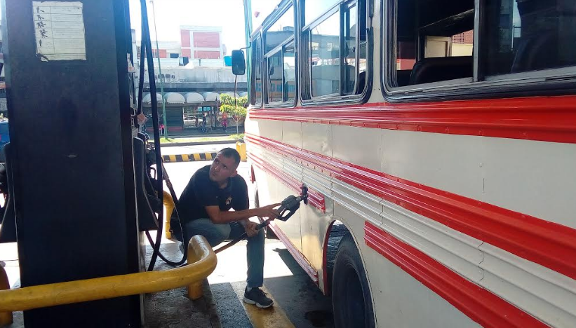 escasez de gasolina