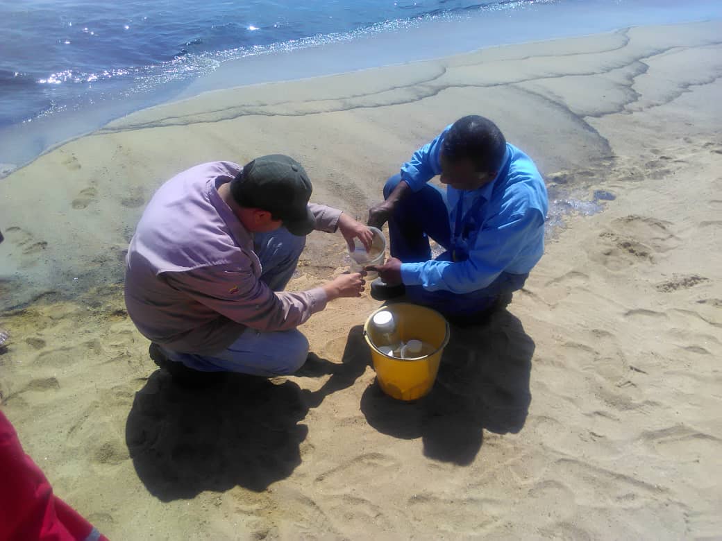 Muestras agua derrame Carabobo