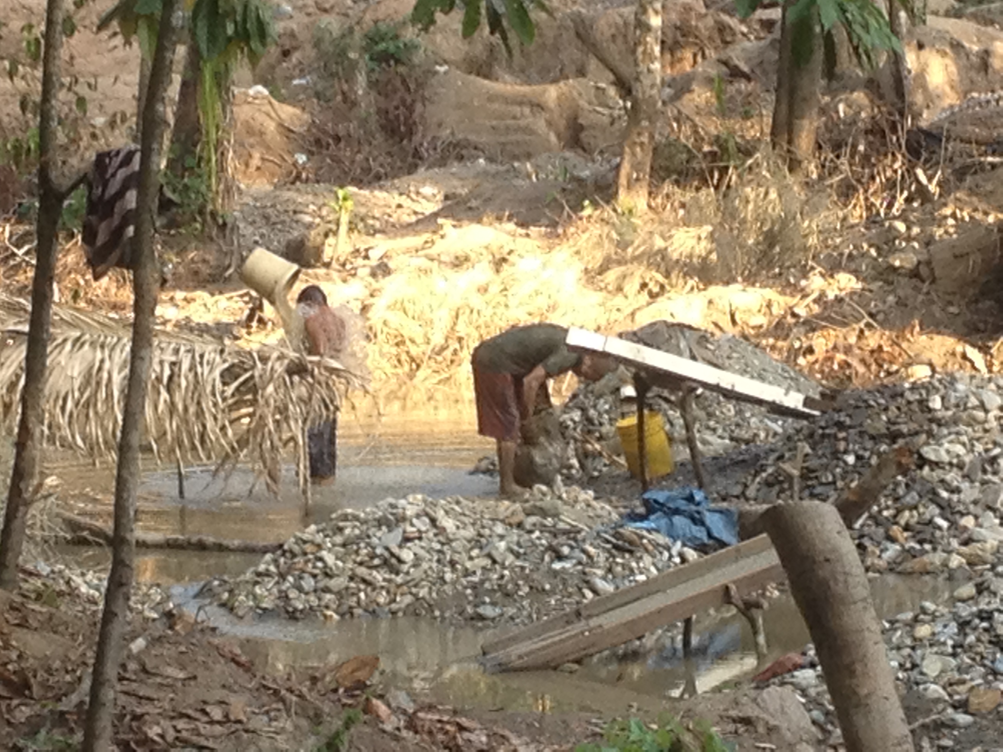 Minería de oro en Palmarote