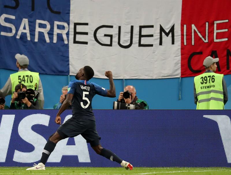 Francia derrotó a Bélgica 1-0