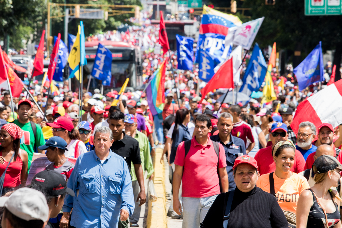 chavistas marcharon 5 de octubre