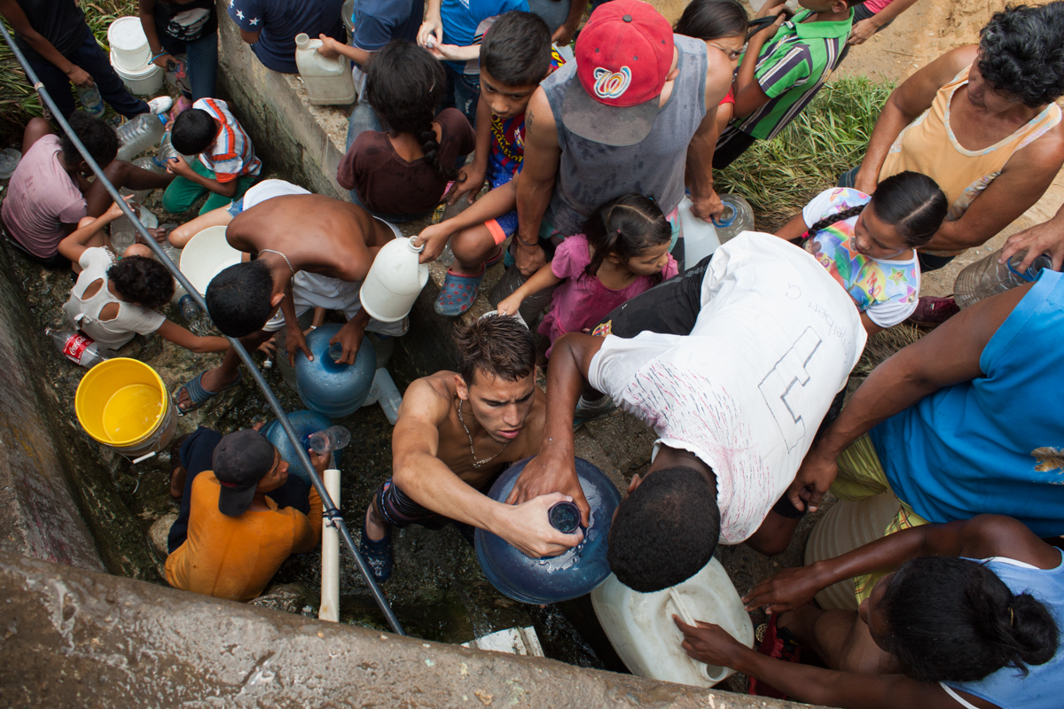 Crisis de agua, caos