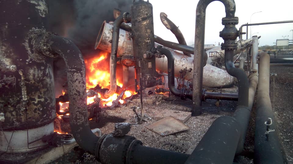 Explotan dos depuradores en planta de gas de Pdvsa en el sector Musipán