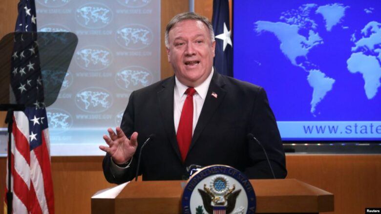 Pompeo: EE.UU. presionará a Maduro para repatriar a los dos estadounidenses detenidos