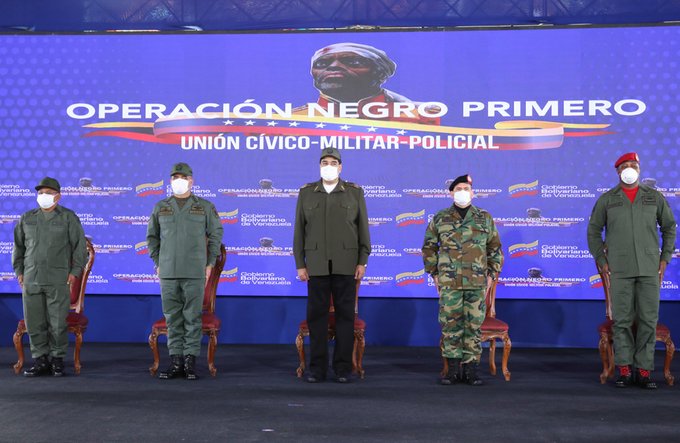 Maduro anuncia que 57 personas están detenidas por la operación Gedeón / actividades criminales
