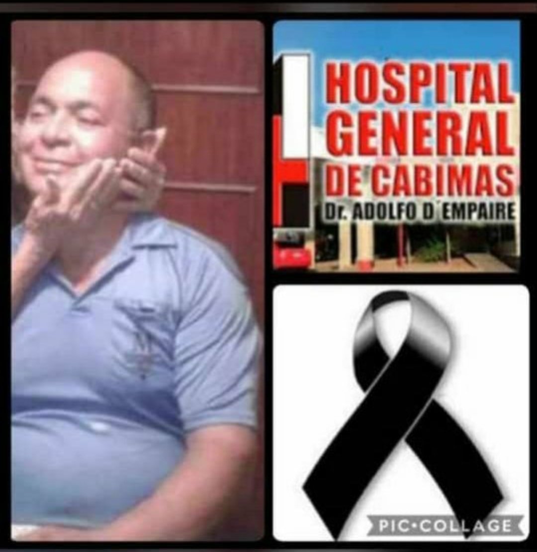 Muere enfermero del Hospital de Cabimas por COVID-19