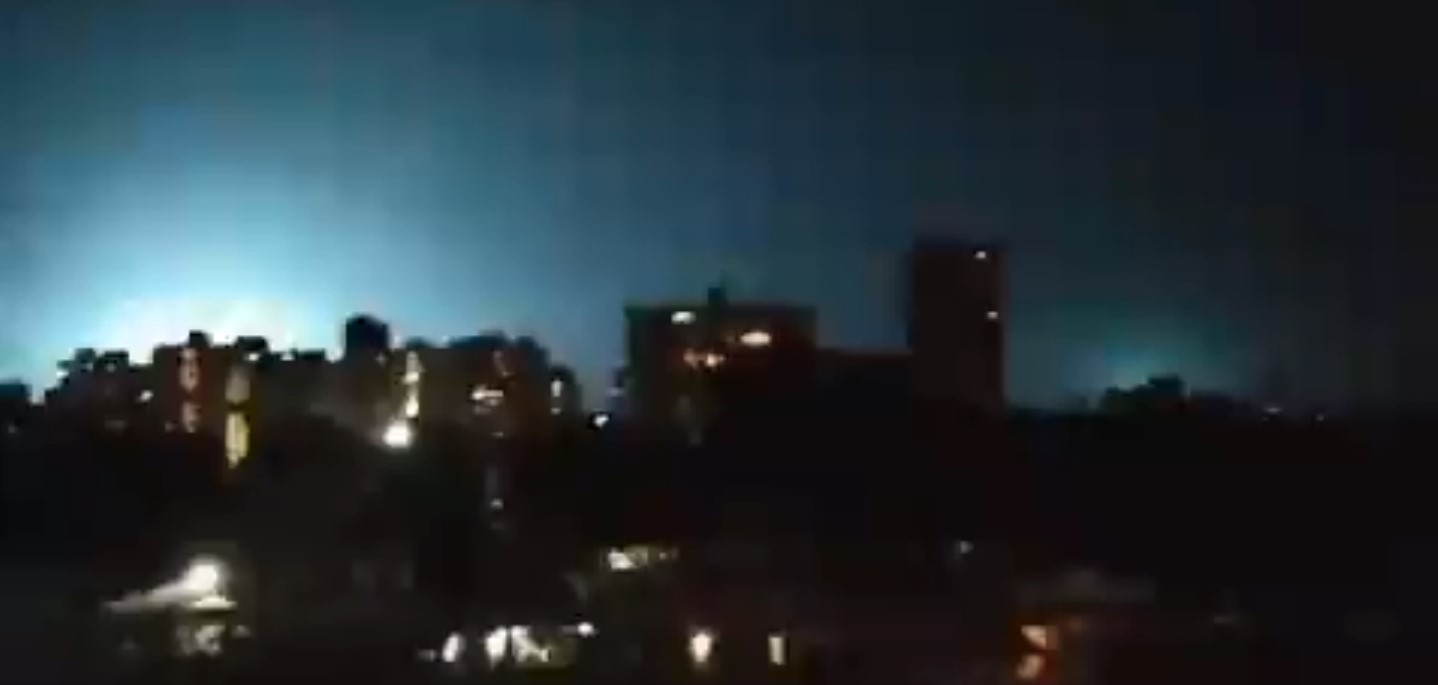 Maracaibo y San Francisco #sinluz la noche de este 22 de febrero