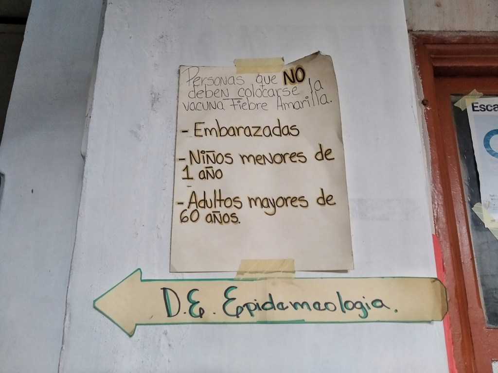 Vacuna contra fiebre amarilla en Caracas se coloca los lunes, miércoles y viernes