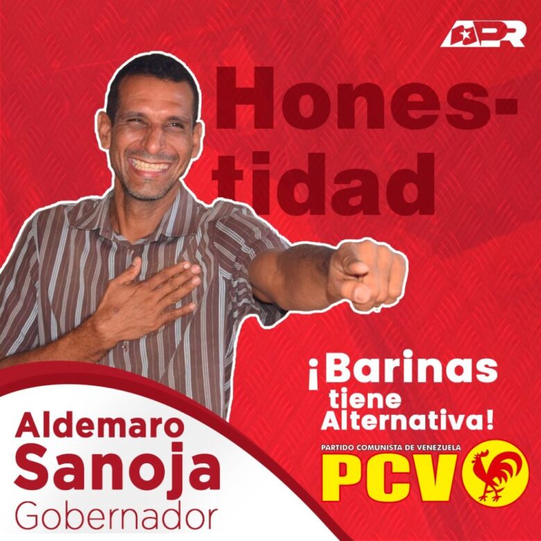 CNE inhabilita a candidato del PCV en Barinas Aldemaro Sanoja