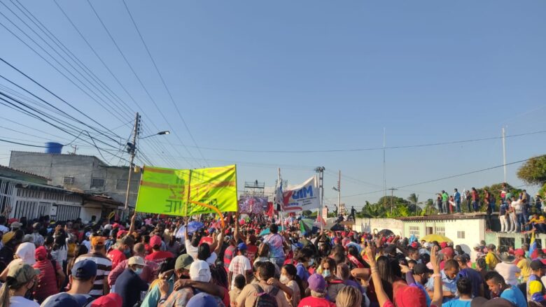 Arreaza cierra campaña en Barinas con acto masivo en la Cinqueña y pide confianza a electores