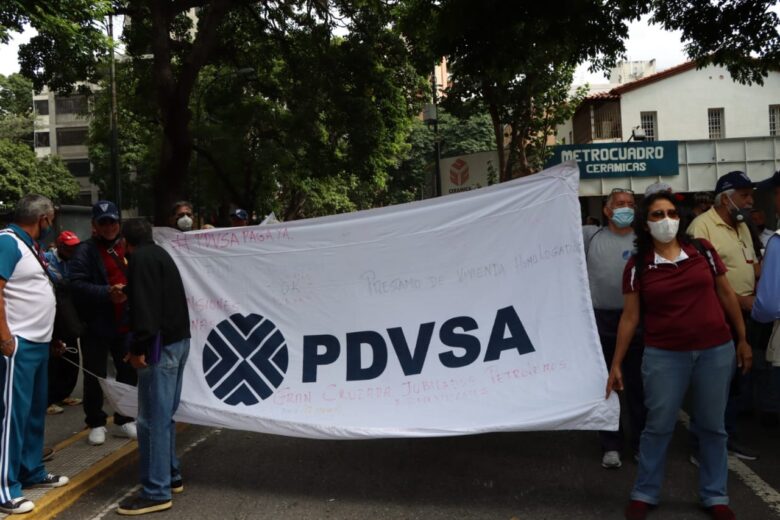 PDVSA- Jubilados- protesta