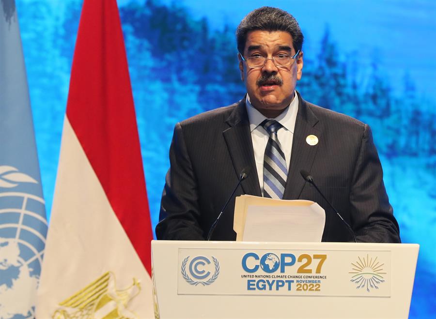 Maduro pede ‘acordos reais e efetivos’ na luta contra as mudanças climáticas
