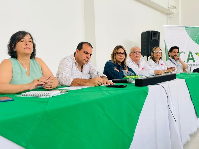 Funcionarios del Insai se reunieron este febrero con funcionarios de Colombia y en Cúcuta y establecieron un puesto unificado de mando para trabajar en conjunto | Foto: @icacolombia