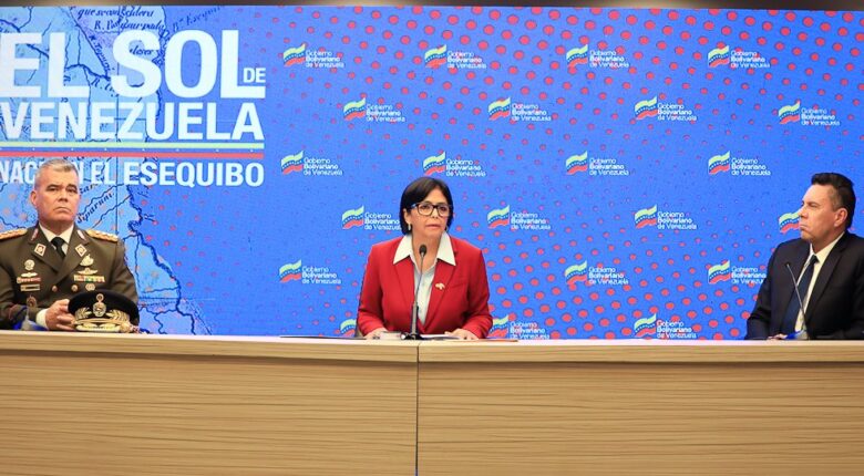 Delcy Rodríguez advierte que referendo del 3 de diciembre va pese a intento de Guyana de impedirlo