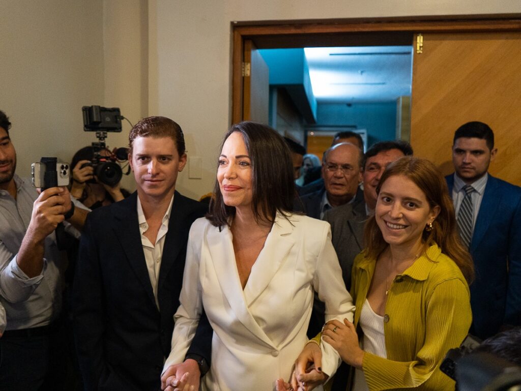 Machado obtuvo una rotunda victoria en las primarias opositoras. Foto: Iván Reyes