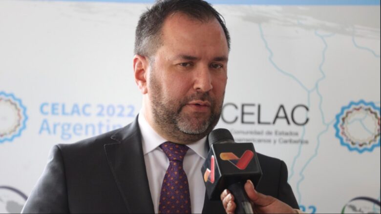 Yvan Gil, canciller de Venezuela, ministro de Relaciones Exteriores