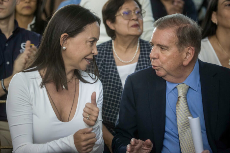 maría corina mchado y edmundo gonzalez urrutia