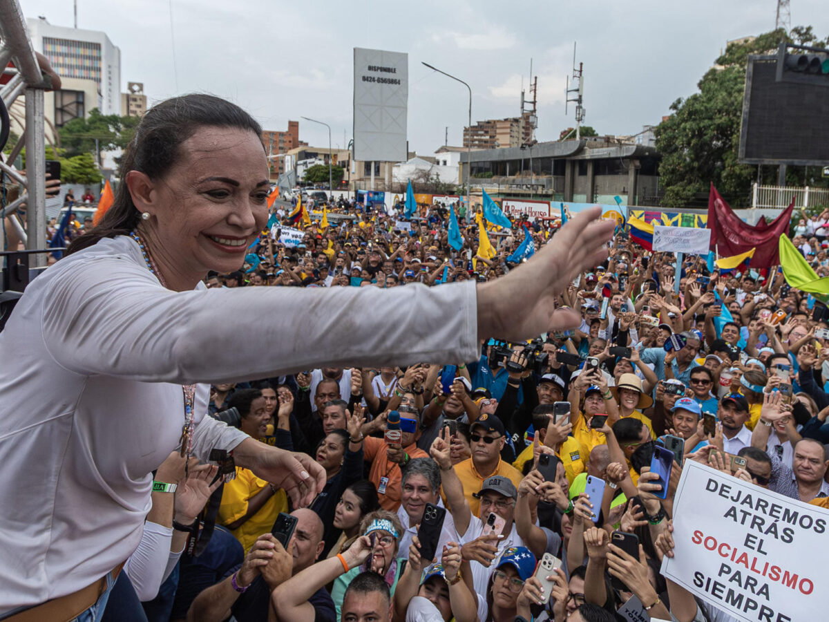 María Corina Machado dice que el «próximo premio será la libertad de Venezuela»