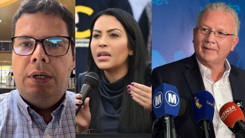 Delsa Solórzano, Perkins Rocha y Juan Carlos Caldera serán los testigos del Comando Con Venezuela ante el CNE