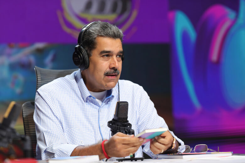 Nicolás Maduro habla en un programa de televisión