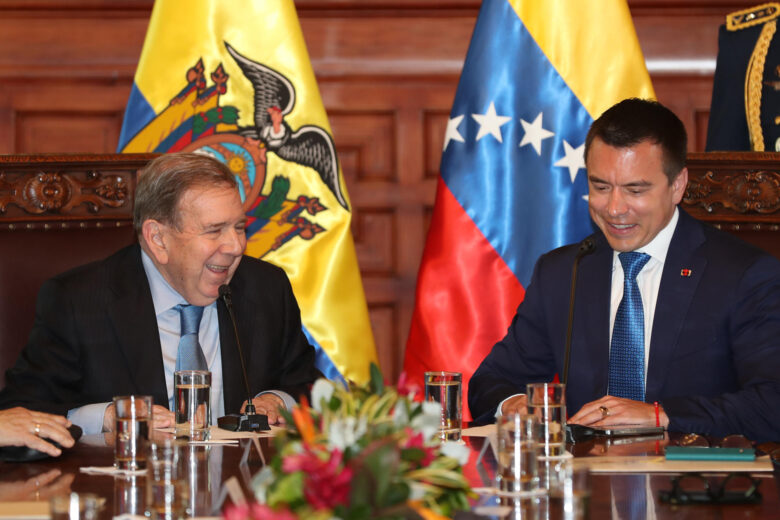 González Urrutia y Noboa hablaron de seguridad regional y migración