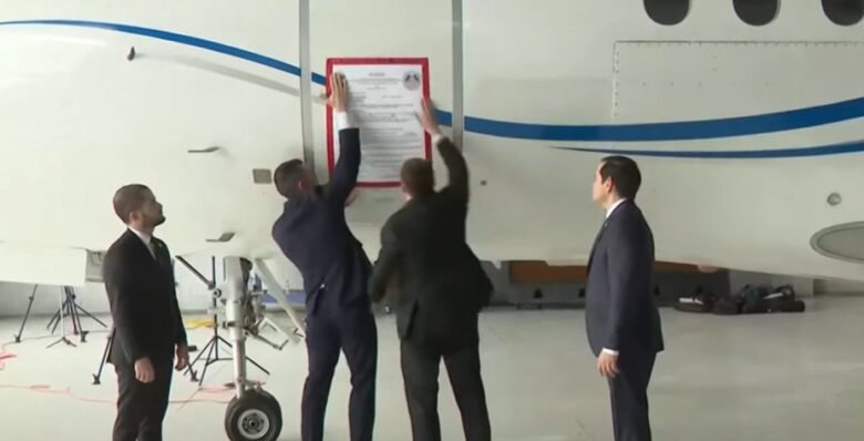 Avión venezolano incautado en república dominicana
