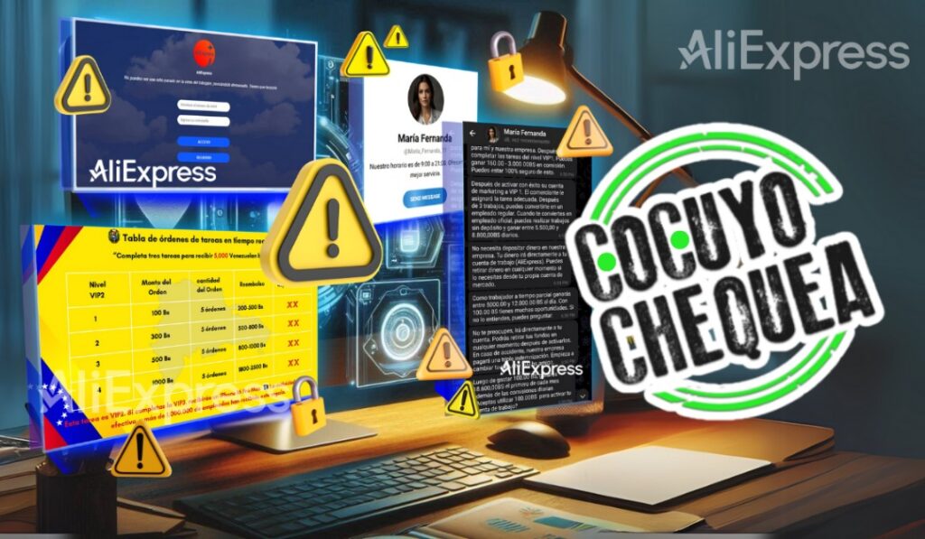 Aliexpress estafa Whatsapp Telegram