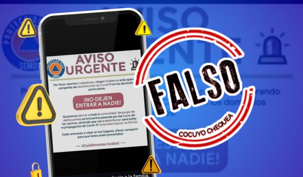 Aviso de Alerta Falsos Fumigadores