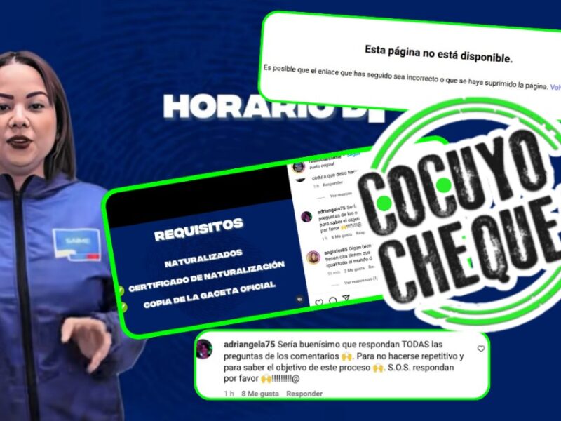 Qué sabemos sobre el nuevo anuncio de la jornada de “verificación de datos” del Saime a partir del 30 de junio de 2025