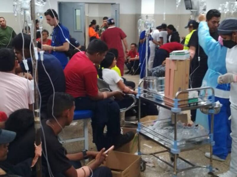 Se intoxican funcionarios de seguridad en estadio Monumental de Maturín