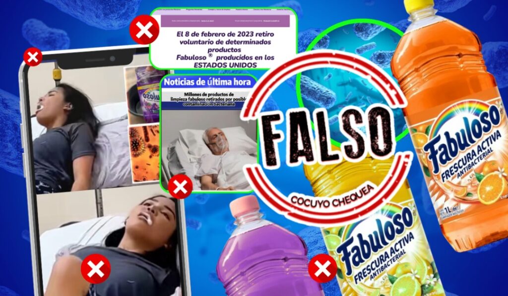 Vieja noticia de retiro de productos Fabuloso es usada para atraer usuarios a cuentas desinformantes