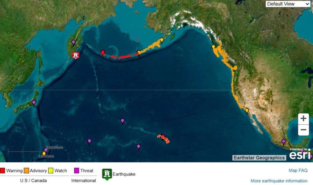 Otro terremoto sacude la península rusa de Kamchatka, tras el primero de 8,8