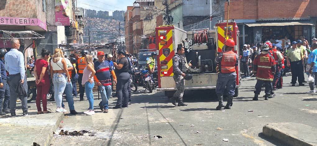 Explosión de bombona de gas en Catia deja 25 personas heridas