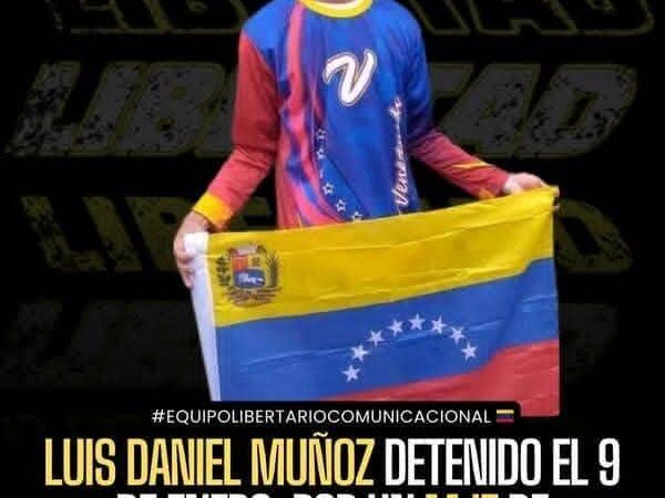 Luis Daniel Muñoz Landaeta, el joven repostero de Monagas al que trasladaron a Tocorón
