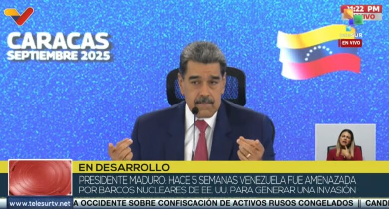 Maduro: Las comunicaciones con EEUU están desechas por sus amenazas