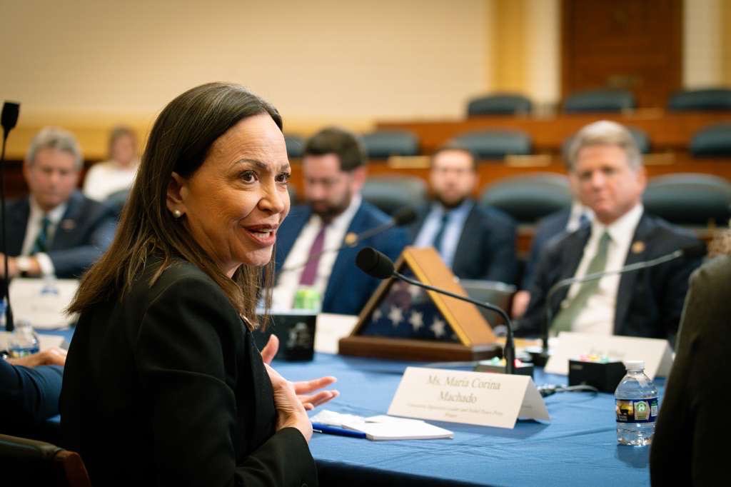 María Corina Machado agradece apoyo bipartidista de EEUU para transición democrática en Venezuela