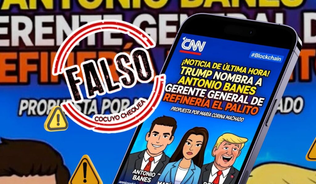 Trump no nombró un nuevo gerente de la refinería El Palito, es una información falsificada por un operador de criptomonedas