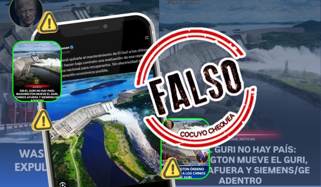 El Guri no está bajo mantenimiento de contratistas chinos ni hubo orden de Washington para “quitárselo”