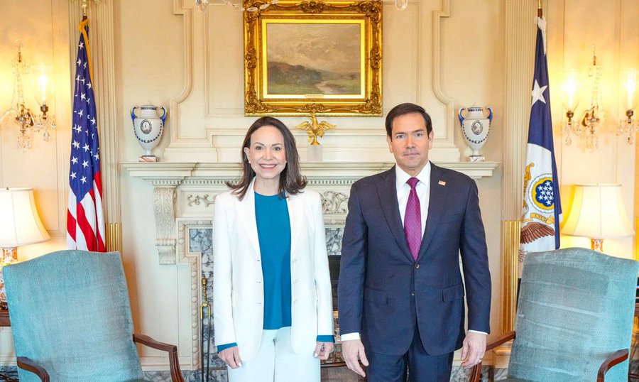 María Corina Machado se reúne por segunda vez con Marco Rubio: «Se acerca el día»